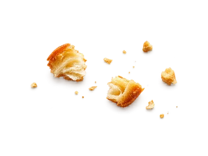 От выпечки остались только крошки